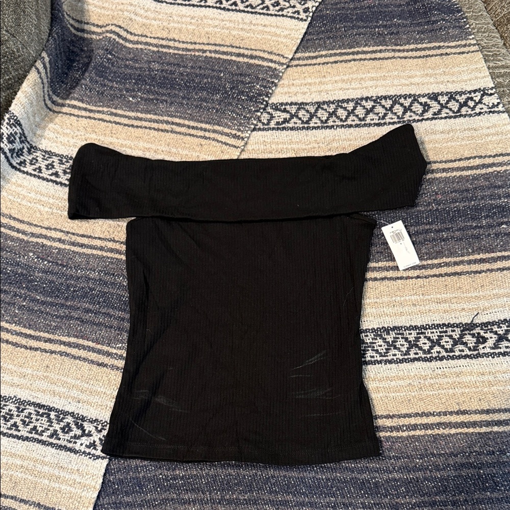 Old Navy Black Ribbed Top